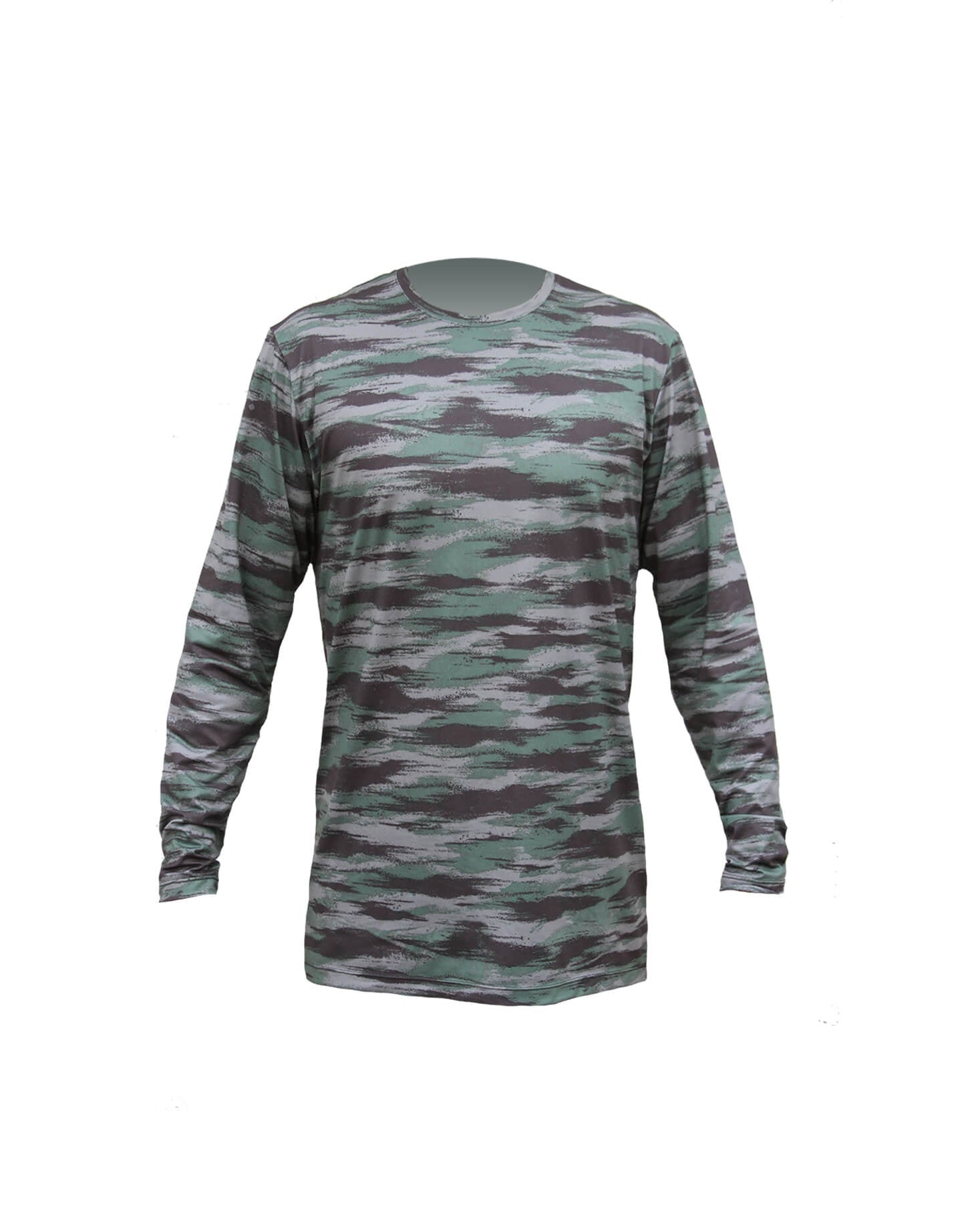 AVID Sportswear Black Camo AviDry Long Sleeve Shirt - L