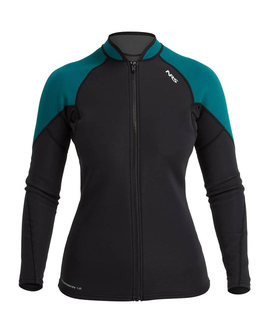 1.5mm Women's NRS HYDROSKIN Front Zip Wetsuit Jacket