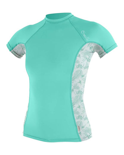 Women's O'Neill Side Print S/S Rashguard