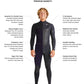 5/4mm Men's Billabong ABSOLUTE NATURAL + Hooded Fullsuit