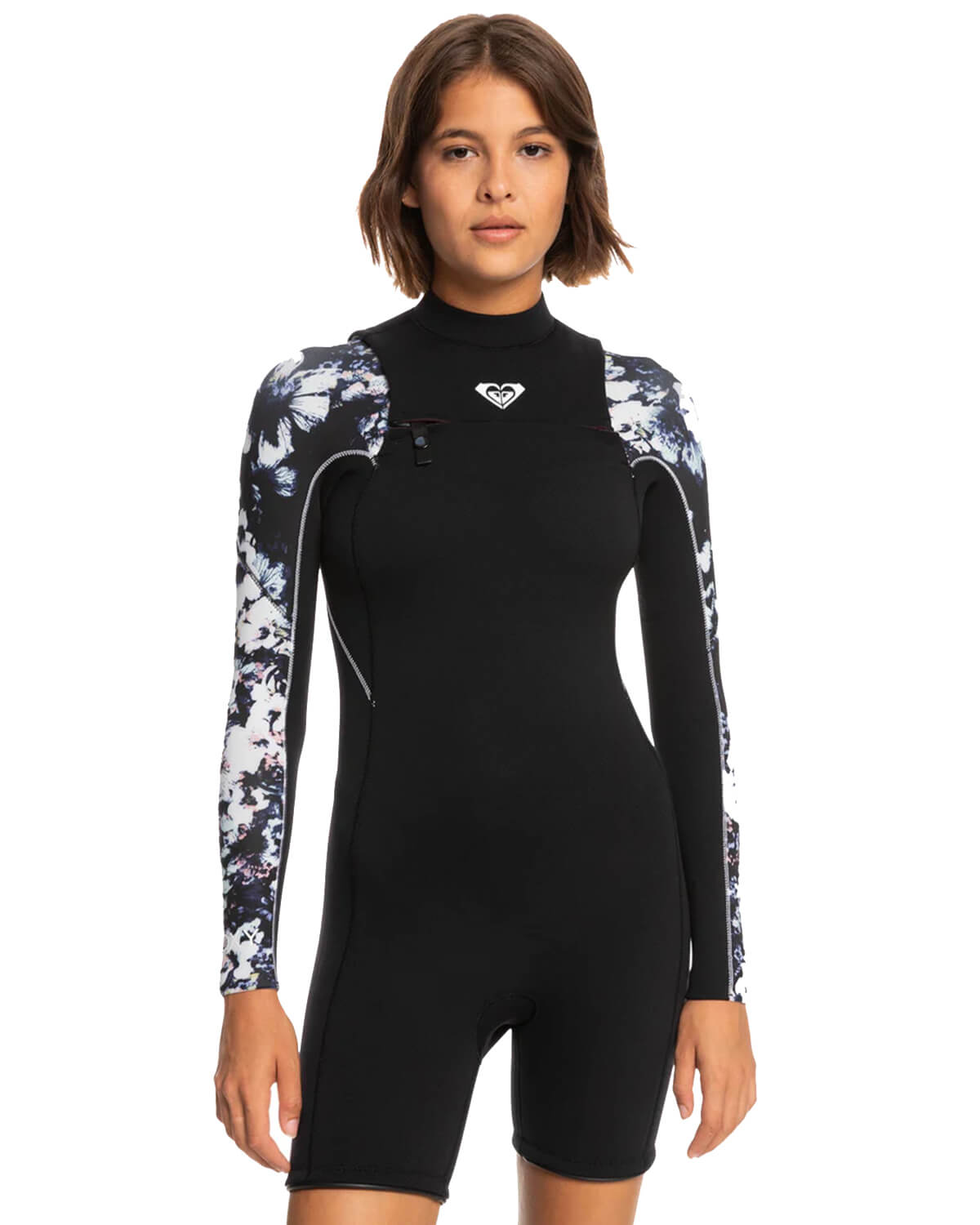 2.5mm Women's Roxy ELITE L/S Chest Zip Springsuit