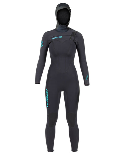 5/4mm Women's HyperFlex VYRL F/Z Hooded Fullsuit