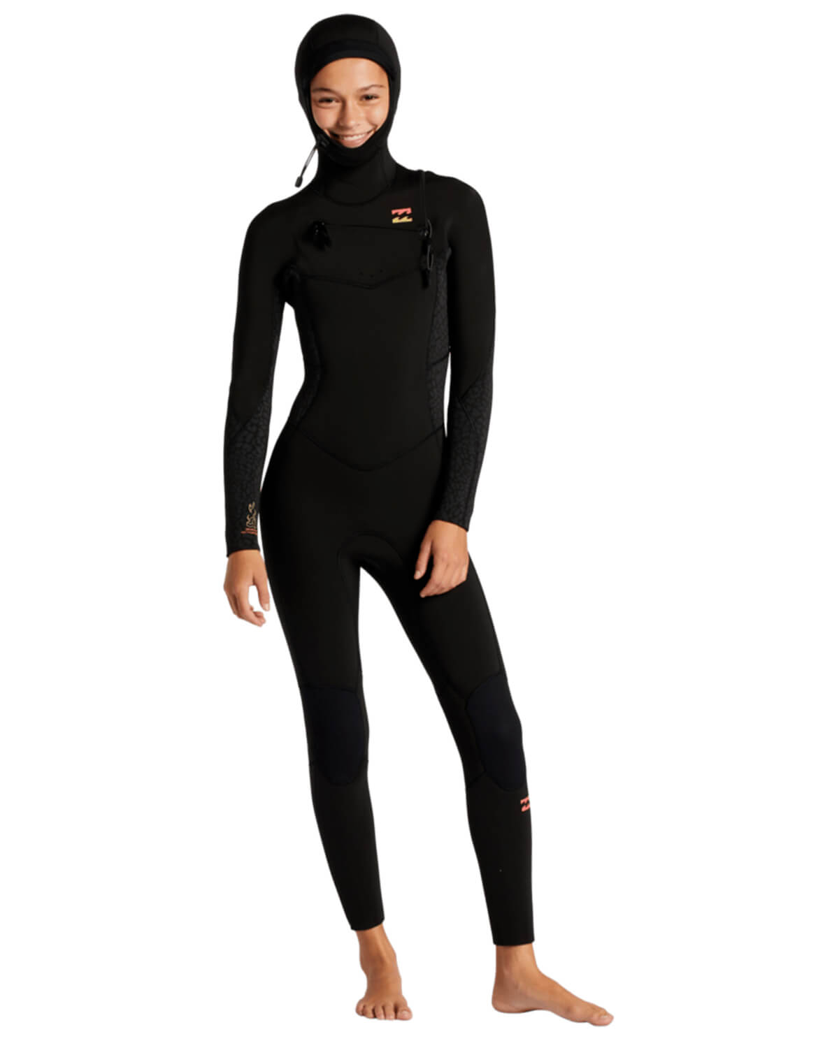 5/4mm Girl's Billabong SYNERGY Hooded Fullsuit