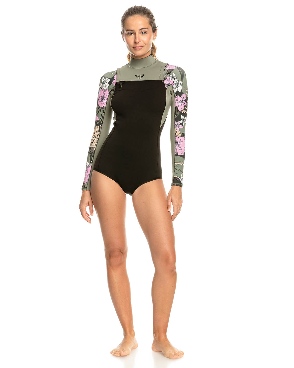 1.5mm Women's Roxy ELITE Chest Zip L/S Springsuit