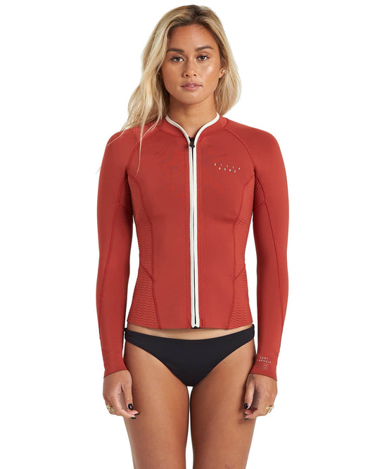 1mm Women's Billabong PEEKY Jacket - Front Zip