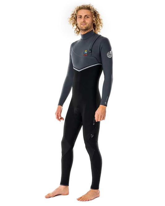 3/2mm Men's Rip Curl FLASH BOMB Zip Free Fullsuit