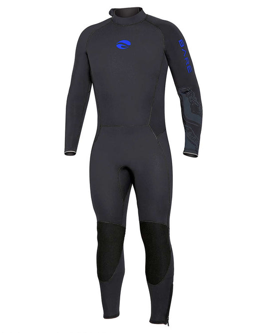 3mm Men's BARE VELOCITY ULTRA Back Zip Fullsuit