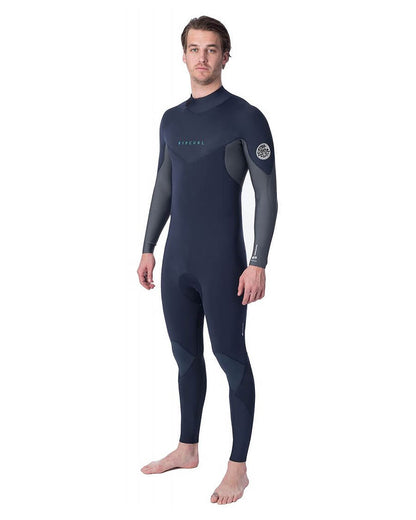 4/3mm Men's Rip Curl DAWN PATROL B/Z Fullsuit