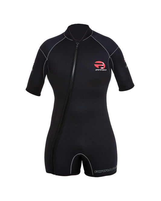 5mm Women's Pinnacle ESCAPE Front Zip Shorty Wetsuit