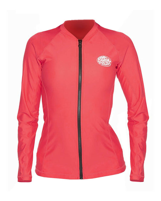 Women's Rip Curl BELLE L/S Front Zip Rashguard